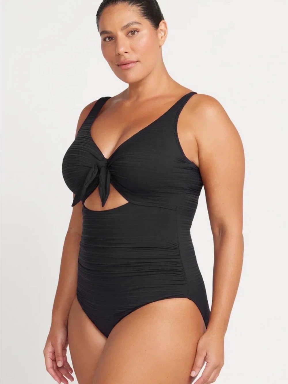 Artesands Aria Cezanne Black D/DD cup Underwire Onepiece with cutout